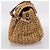 Borsa a Mano Miu Miu Raffia 2way Brown Silver Auth 167658M Marrone Argento - vista 4