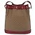 GUCCI Micro GG Doraemon Schultertasche PVC Beige Goldfarben 655597 Auth LN026M - Ansicht 2