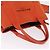 Borsa Balenciaga Navy Cabas S Tote Bag Canvas Orange Silver 339933 Auth BA16102 Argento Arancione - vista 15