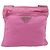 Bolsa de Ombro PRADA Nylon Rosa Prata Auth 207599A - vista 13