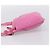Bolsa de Ombro PRADA Nylon Rosa Prata Auth 207599A - vista 3