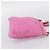 Bolsa de Ombro PRADA Nylon Rosa Prata Auth 207599A - vista 4