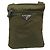 PRADA Schultertasche Nylon Green Silver Auth 205348A Silber Grün - Ansicht 13