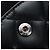 Borsa a tracolla CHANEL Matelasse 30 Chain in pelle d'agnello nera e argento CC Auth 200505SAM Nero - vista 24