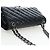 Borsa a tracolla CHANEL Matelasse 30 Chain in pelle d'agnello nera e argento CC Auth 200505SAM Nero - vista 6