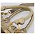 Borsa a mano Miu Miu in pelle 2way Beige Gold Auth BA15753V D'oro - vista 14