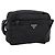 Bolsa de Ombro PRADA Nylon Black Silver Auth 205066A Preto Prata