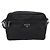 Bolsa de Ombro PRADA Nylon Black Silver Auth 205066A Preto Prata - vista 13