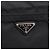 Bolsa de Ombro PRADA Nylon Black Silver Auth 205066A Preto Prata - vista 18