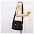 Bolsa de Ombro PRADA Nylon Black Silver Auth 205066A Preto Prata - vista 25