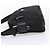 Bolsa de Ombro PRADA Nylon Black Silver Auth 205066A Preto Prata - vista 3