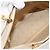Borsa Christian Dior Canage Pelle Bianco Oro Auth bs37499 - vista 11
