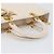Borsa Christian Dior Canage Pelle Bianco Oro Auth bs37499 - vista 7