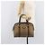 Burberrys Nova Check Boston Bag Canvas Beige Gold Auth 206740 Golden - Ansicht 22