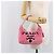 Bolso de accesorios PRADA Pile Pink Silver Auth 207550V Plata Rosa - vista 26