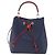 Néonoé Sac à main LOUIS VUITTON Epi Neonoe Indigo Red M54367 LV Auth ka6537 Rouge Bleu - vue 13