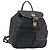 Zaino MCM Vicetos Logogram Nylon Black Gold Auth bs37198 Nero D'oro