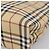 BURBERRY Nova Check Handtasche PVC Leather Beige Silver Auth ka6453 Silber - Ansicht 15