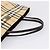 BURBERRY Nova Check Handtasche PVC Leather Beige Silver Auth ka6453 Silber - Ansicht 7