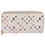 LOUIS VUITTON Monogram Multicolor Zippy Long Wallet White M60241 LV Auth 206935 Weiß - Ansicht 13
