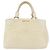 Borsa a mano Miu Miu in pelle Ivory Gold Tone Auth 207589A Crudo - vista 13