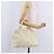 Borsa a mano Miu Miu in pelle Ivory Gold Tone Auth 207589A Crudo - vista 22