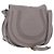 Chloé Borsa a tracolla Chloe Mercy in pelle grigia e oro autentica am12742V Marrone D'oro