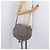 Chloé Borsa a tracolla Chloe Mercy in pelle grigia e oro autentica am12742V Marrone D'oro - vista 29