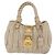 Borsa a mano Miu Miu Matelassé in pelle 2way Beige Gold Auth 167655A D'oro - vista 13