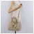 Borsa a mano Miu Miu Matelassé in pelle 2way Beige Gold Auth 167655A D'oro - vista 36