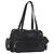 PRADA Handtasche Leder Schwarz Silber Auth 207680