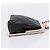 CHANEL Pochette a catena in pelle d'agnello nera dettagli dorati CC Auth 206662SAV Nero - vista 4