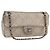 CHANEL Chain Le Marais Schultertasche Leder Gold Silber CC Auth 207655SAV Golden