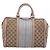 Borsa Boston GUCCI GG Canvas Sherry Line 2vie Beige Tono Oro 247205 Auth LN056A - vista 13