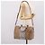 Borsa Boston GUCCI GG Canvas Sherry Line 2vie Beige Tono Oro 247205 Auth LN056A - vista 26