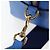 Bolso de mano GUCCI de cuero 2way Azul Oro Auth LN209SAM - vista 23