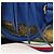 Bolso de mano GUCCI de cuero 2way Azul Oro Auth LN209SAM - vista 25