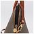 Borsa a mano FENDI PVC Canvas 2way Verde Oro Auth 205117 D'oro - vista 7