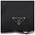 Bolso PRADA Nylon Black Silver Auth 205204A Negro Plata - vista 17