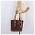 Céline Bolso Tote CELINE Macadam PVC Marrón Tono Dorado Auth ka6459 Castaño - vista 33