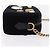 Borsa a Tracolla con Catena GUCCI GG Marmont Velluto Nero Tono Oro 448065 Auth LN060V - vista 3