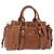 Miu Miu Handtasche Leder 2way Braun Gold Authentisch 167726M Golden