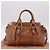 Miu Miu Handtasche Leder 2way Braun Gold Authentisch 167726M Golden - Ansicht 12