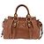 Miu Miu Handtasche Leder 2way Braun Gold Authentisch 167726M Golden - Ansicht 13