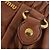 Miu Miu Handtasche Leder 2way Braun Gold Authentisch 167726M Golden - Ansicht 8