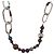 Collana CHANEL Metallo Argento Multicolor CC Auth bs37084 Multicolore