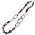 Collana CHANEL Metallo Argento Multicolor CC Auth bs37084 Multicolore - vista 7
