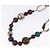 Collana CHANEL Metallo Argento Multicolor CC Auth bs37084 Multicolore - vista 8