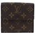 LOUIS VUITTON Porte Monnaie Bier Cartes Crdit Wallet M61652 LV Auth 205447A Monogramma - vista 2