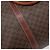 Céline Borsa Boston CELINE Macadam Canvas PVC Pelle Marrone Oro Auth 205213V D'oro - vista 10